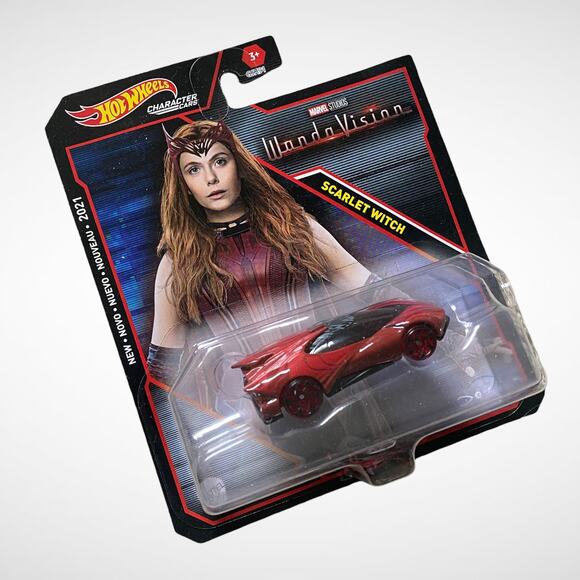 Hot Wheels Marvel Studios Disney Plus WandaVision Scarlet Witch Character Car - Picture 3 of 5